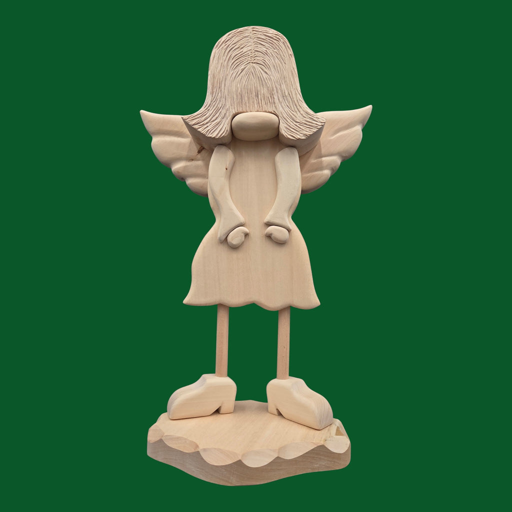 I) Erzzipfel Engelchen Staks - Holzfigur - 47 cm