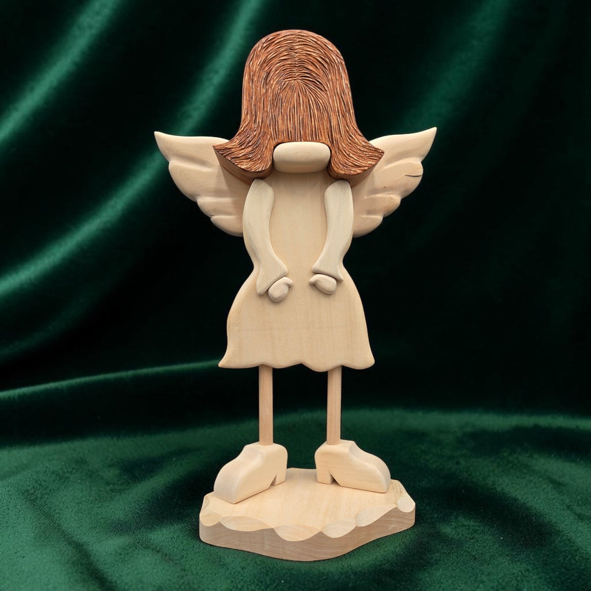 I) Erzzipfel Engelchen Staks - Holzfigur - 47 cm